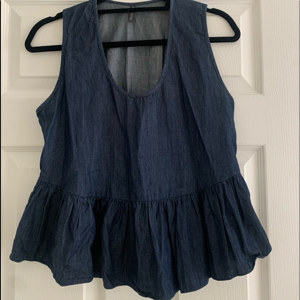 Riller and Fount denim top